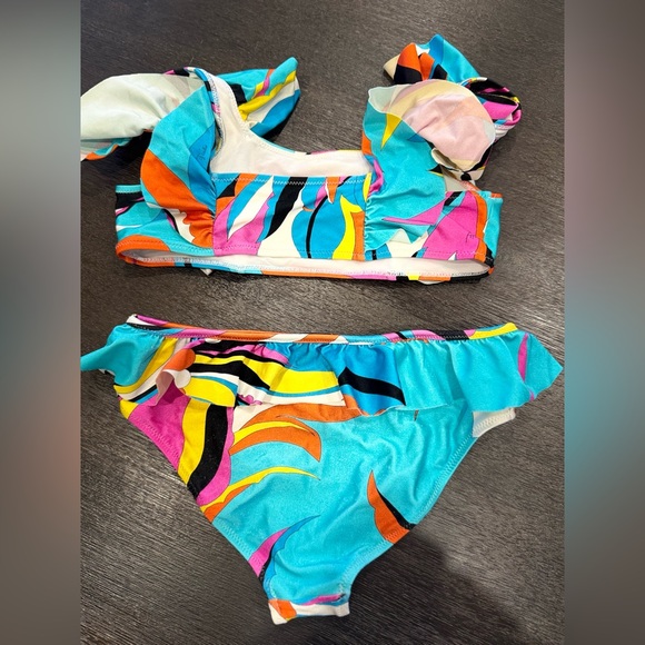 Emilio Pucci Girls Swimsuit Bikini 12 Two piece Set - Picture 2 of 4